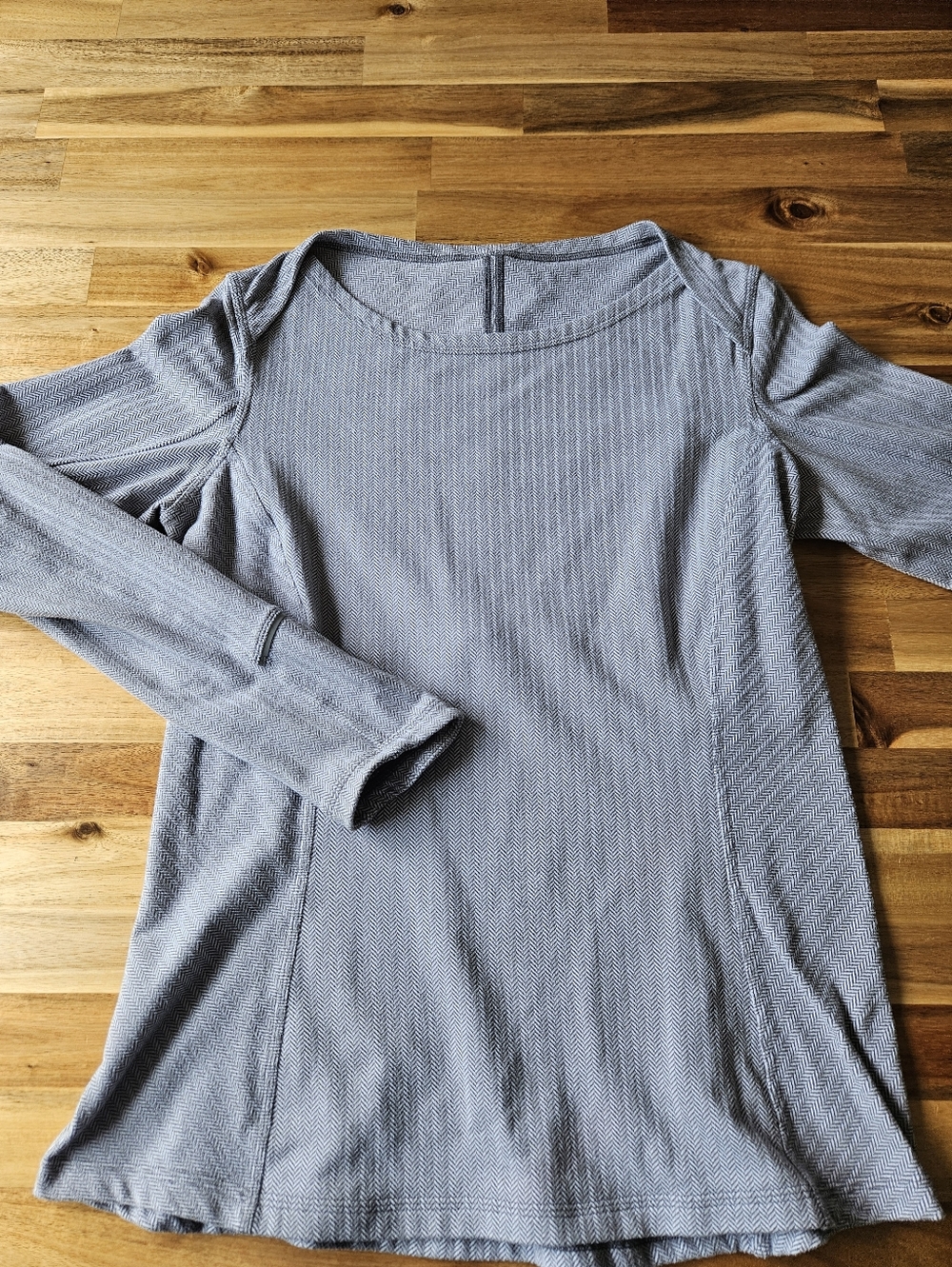 Lululemon Kanto Catch Me 12 Womens Gray Long Sleeve